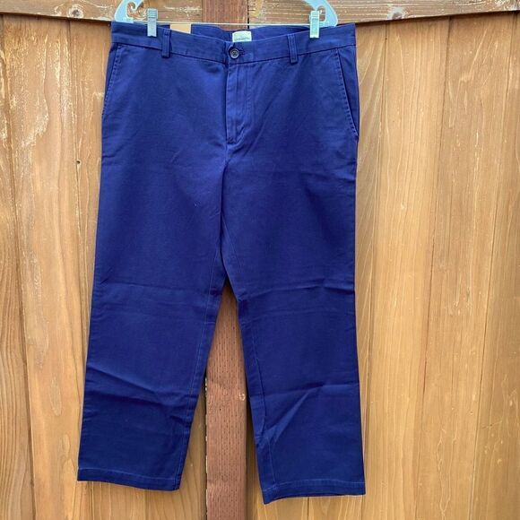 👖G.H. Bass Navy Wilton Chinos Sz 36W 29L NWT! - Picture 1 of 7
